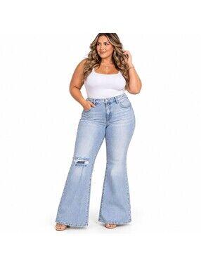 Risen Denim High-Rise Jeans SZ 2X